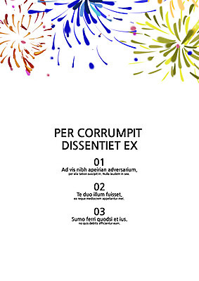 템플릿 내지 불꽃놀이 사람없음 프레젠테이션 문서템플릿 서식 레이아웃 문서 제안서 목차 이미지템플릿 AI파일 놀이 파일형식 벡터