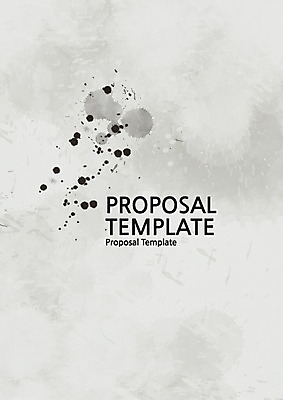 템플릿 표지 사람없음 먹 프레젠테이션 한지 문서템플릿 서식 레이아웃 문서 번짐 제안서 이미지템플릿 AI파일 종이 서예 파일형식 벡터 효과