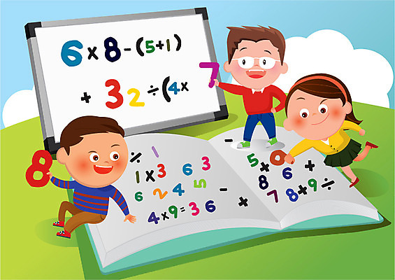 주간 구름 여자 남자 어린이라이프 어린이 일러스트 사람 야외 세명 숫자 수학 호기심 화이트보드 연산 천진난만 어린이만 국내일러스트 AI파일 자연요소 문자 라이프스타일 감정 컨셉 교과목 파일형식 벡터