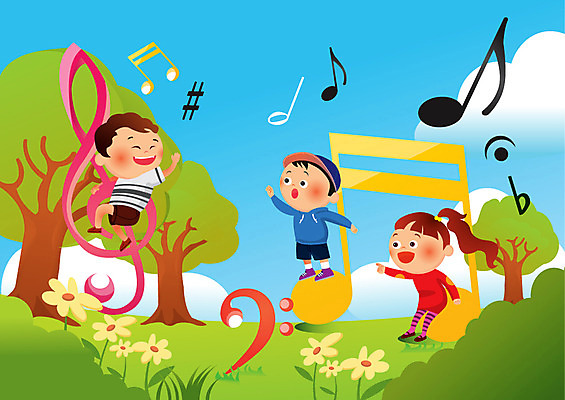 주간 나무 식물 여자 남자 꽃 어린이라이프 어린이 음악 음표 일러스트 사람 야외 세명 높은음자리표 호기심 천진난만 어린이만 국내일러스트 AI파일 자연요소 라이프스타일 기호 감정 컨셉 문화예술 파일형식 벡터