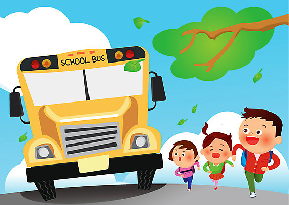 주간 나무 구름 여자 남자 어린이라이프 어린이 일러스트 사람 야외 세명 달리기 호기심 셔틀버스 천진난만 어린이만 국내일러스트 AI파일 자연요소 식물 라이프스타일 감정 컨셉 모션 버스 파일형식 벡터