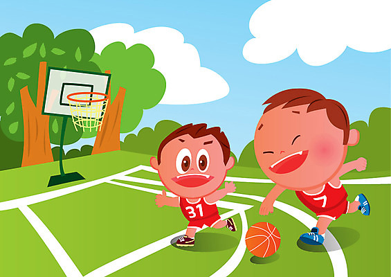 주간 나무 식물 구름 남자 어린이라이프 어린이 일러스트 농구 농구공 사람 야외 두명 호기심 농구대 농구장 천진난만 남자만 어린이만 소년만 국내일러스트 AI파일 자연요소 라이프스타일 감정 컨셉 공 스포츠시설 구기 골대 파일형식 벡터