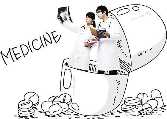 편집이미지 응시 여자 남자 청진기 포토일러 엑스레이 건강 병원 들기 사람 동양인 상반신 20대 성인 두명 치료 책 알약 약 한국인 의사 가운 의사가운 청사진 청년만 성인만 이미지편집 AI파일 시선 옷 의학 의료기기 모션 인종 청년 의료진 파일형식 벡터