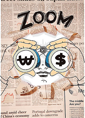 편집이미지 손 종이 비즈니스 포토일러 사람 신체부위 금융 달러 망원경 관찰 화폐기호 신문 찢어짐 영자신문 이미지편집 AI파일 기호 돈 모션 간행물 경제 뉴스 화폐 파일형식 벡터