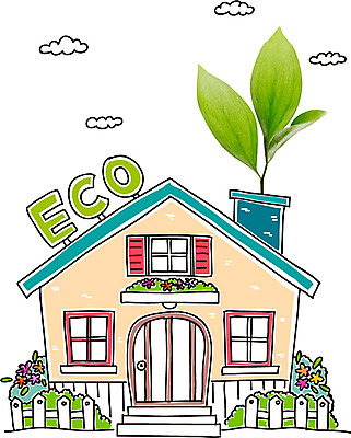 식물 구름 편집이미지 캠페인 포토일러 나뭇잎 주택 굴뚝 사람없음 초록색 울타리 자연보호 그린캠페인 에코 이미지편집 AI파일 자연요소 컬러 잎 자연 건물 담장 환경 보호 파일형식 벡터