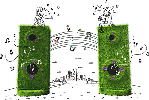 구름 편집이미지 남자 음악 이어폰 음향기기 음표 포토일러 휴식 사람 앉기 빌딩 잔디 두명 스피커 음악감상 오선지 남자만 이미지편집 AI파일 자연요소 식물 기호 컨셉 모션 문화예술 건물 전자제품 감상 악보 오선 파일형식 벡터