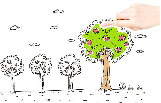 나무 식물 구름 편집이미지 손 웰빙 열매 과일 포토일러 사람 신체부위 농작물 사과 분필 유기농 사과나무 이미지편집 AI파일 자연요소 농업 초크 파일형식 벡터