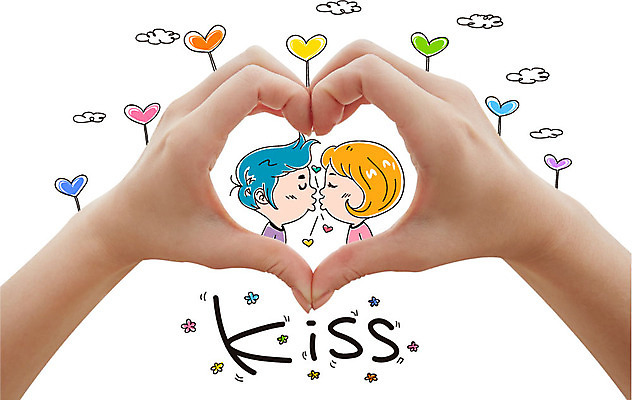 구름 편집이미지 캐릭터 손 커플 여자 남자 포토일러 키스 사람 손짓 상반신 두명 옆모습 신체부위 하트 이미지편집 AI파일 자연요소 모양 뷰포인트 관계 모션 애정표현 파일형식 벡터