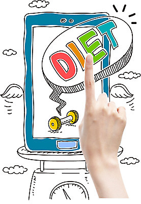 구름 편집이미지 손 말풍선 날개 다이어트 포토일러 한명 사람 신체부위 스마트폰 운동 아령 터치 몸무게 체중계 이미지편집 AI파일 자연요소 1 건강 핸드폰 스마트기기 파일형식 벡터