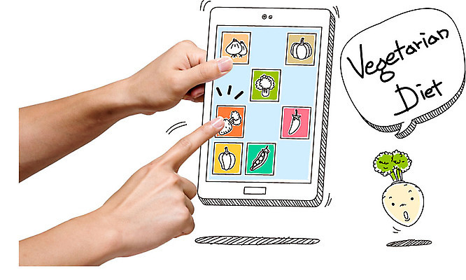 편집이미지 캐릭터 손 말풍선 다이어트 채소 고추 포토일러 호박 피망 콩 마늘 한명 사람 신체부위 스마트폰 당근 터치 브로콜리 무 채식 이미지편집 AI파일 1 곡류 뿌리채소 건강 핸드폰 스마트기기 파일형식 벡터