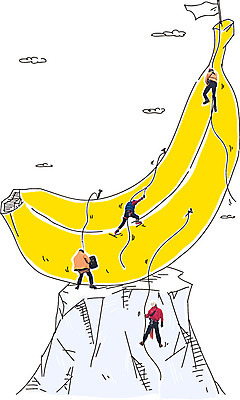 구름 편집이미지 남자 밧줄 과일 포토일러 산 바나나 사람 여러명 뒷모습 등산 깃발 못 정상 암벽 암벽등반 남자만 이미지편집 AI파일 자연요소 줄 뷰포인트 다수 트래킹 공구 파일형식 벡터