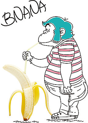 동물 편집이미지 캐릭터 음료 음식 과일 포토일러 바나나 빨대 사람없음 옆모습 원숭이 먹기 바나나주스 이미지편집 AI파일 뷰포인트 포유류 모션 과일주스 파일형식 벡터