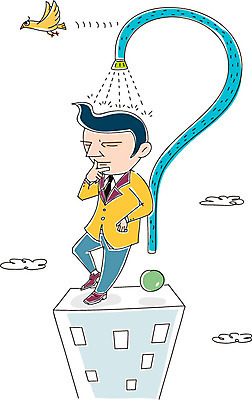 전신 동물 구름 남자 일러스트 비즈니스 조류 한명 서기 사람 빌딩 성인 목욕 물음표 비즈니스맨 호기심 남자만 남자한명만 성인남자만 성인만 국내일러스트 AI파일 자연요소 1 기호 감정 컨셉 모션 건물 청결 직장인 파일형식 벡터