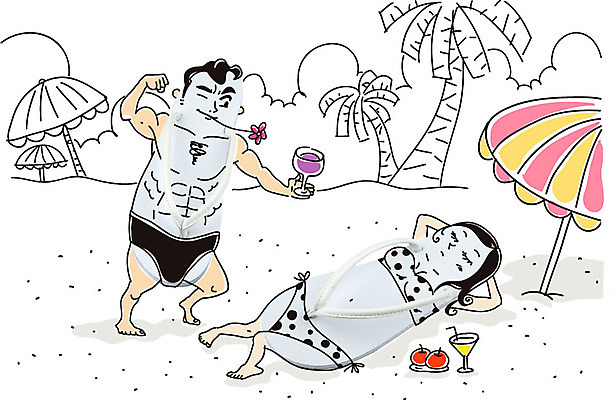 나무 식물 편집이미지 계절 여자 남자 수영복 꽃 음료 여행 신발 과일 포토일러 휴가 사람 해변 두명 여름 여름휴가 바캉스 비키니 야자수 눕기 파라솔 칵테일 쪼리 이미지편집 AI파일 옷 바다 모션 주류 샌들 파일형식 벡터 여름_계절