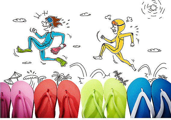 나무 식물 구름 편집이미지 계절 남자 여행 신발 포토일러 레저 휴가 사람 두명 옆모습 여름 여름휴가 바캉스 야자수 달리기 태양 파라솔 쪼리 물안경 오리발 남자만 이미지편집 AI파일 자연요소 뷰포인트 모션 샌들 수영용품 파일형식 벡터 여름_계절