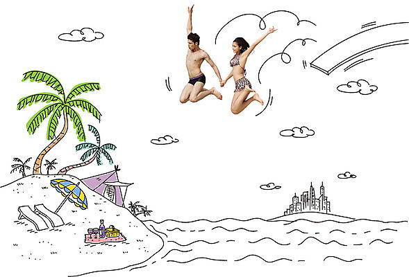 전신 서양인 외국인 나무 식물 구름 편집이미지 커플 계절 여자 남자 수영복 바다 여행 포토일러 휴가 텐트 사람 빌딩 20대 성인 두명 옆모습 여름 여름휴가 바캉스 야자수 바구니 와인 손잡기 점프 파라솔 다이빙 선베드 청년만 성인만 이미지편집 AI파일 자연요소 옷 뷰포인트 의자 관계 모션 주류 캠핑도구 인종 청년 건물 수영 수중스포츠 파일형식 벡터 여름_계절