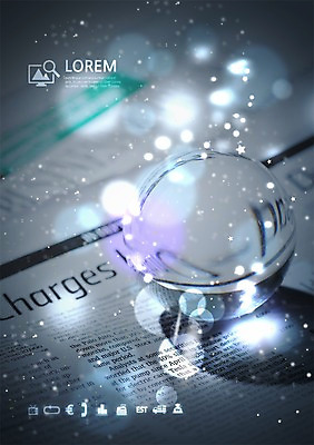 PSD 편집이미지 사람없음 빛 영자신문 유리구슬 이미지편집 유리 신문 구슬 파일형식