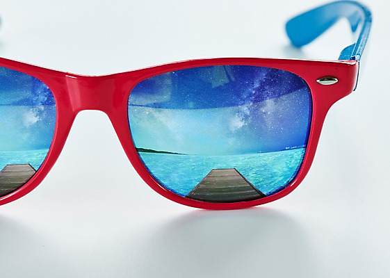 JPG 편집이미지 별 안경 바다 하늘 사람없음 선글라스 반사 3D 항구 꿈 디지털합성 과거 디지털아트 편집실사 편집3D 자연요소 잡화 컨셉 교통시설 CG 파일형식