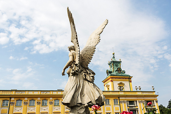 포토 JPG 주간 해외풍경 유럽 풍경 사람없음 야외 동상 궁전 동유럽 폴란드 바르샤바 빌라노우궁전 국내포토 자연요소 해외 나라 고건축 조형물 기념물 파일형식