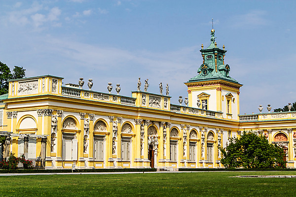 포토 JPG 주간 해외풍경 유럽 풍경 사람없음 야외 건물 궁전 동유럽 폴란드 바르샤바 빌라노우궁전 국내포토 자연요소 해외 건축물 나라 고건축 파일형식