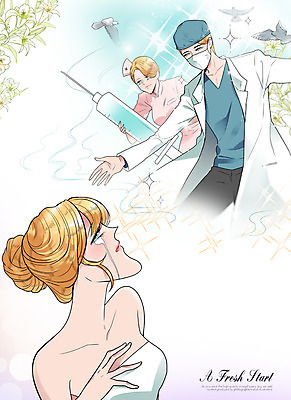 PSD 식물 여자 남자 꽃 일러스트 조류 주사기 사람 성인 세명 뷰티 간호사 의사 우아함 성형수술 만화 눈물 비둘기 주걱턱 성인만 순정만화 국내일러스트 동물 감정 컨셉 의료기기 의료진 수술 턱 파일형식