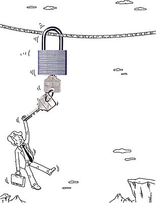 전신 구름 편집이미지 남자 서류가방 비즈니스 포토일러 열쇠 자물쇠 매달리기 한명 사람 정장 성인 절벽 비즈니스맨 외줄타기 남자만 남자한명만 성인남자만 성인만 이미지편집 AI파일 자연요소 1 옷 가방 모션 직장인 묘기 줄타기 파일형식 벡터