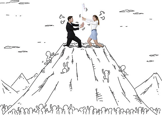 서양인 외국인 백인 편집이미지 여자 남자 비즈니스 포토일러 산 사람모양 서기 사람 정장 20대 성인 두명 옆모습 경쟁 깃발 우승 비즈니스맨 비즈니스우먼 정상 싸움 오르기 청년만 성인만 이미지편집 AI파일 모양 옷 뷰포인트 컨셉 모션 인종 청년 최고 직장인 파일형식 벡터