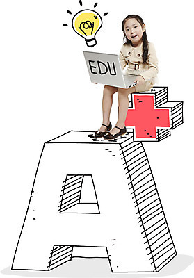 전신 편집이미지 여자 어린이교육 교육 어린이 전구 포토일러 한명 사람 앉기 동양인 소녀 노트북 한국인 플러스 성적 A 에이플러스 여자만 여자한명만 어린이만 소녀만 소녀한명만 이미지편집 AI파일 1 기호 알파벳 모션 인종 전자제품 점수 파일형식 벡터