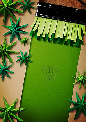 PSD 나무 편집이미지 기념일 표지 포스터 종이 컨셉 프레임 잔디 사람없음 붓 페이퍼아트 식목일 그린데이 활용 이미지편집 식물 데이이벤트 이벤트 파일형식