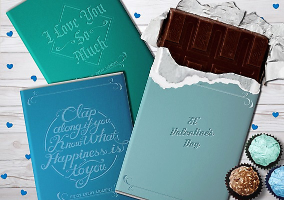 PSD 편집이미지 기념일 표지 포스터 종이 컨셉 발렌타인데이 사람없음 초콜릿 하트 페이퍼아트 활용 이미지편집 모양 데이이벤트 디저트 이벤트 파일형식