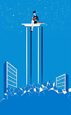 PSD 여자 별 일러스트 상상 책장 상상일러스트 한명 사람 성인 책 독서 책상 여자만 여자한명만 성인여자만 성인만 국내일러스트 자연요소 1 가구 파일형식