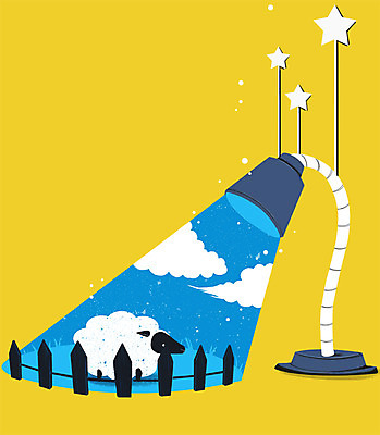 주간 PSD 동물 구름 별 일러스트 상상 하늘 전등 상상일러스트 사람없음 빛 울타리 양 풀 국내일러스트 자연요소 식물 포유류 조명 담장 파일형식