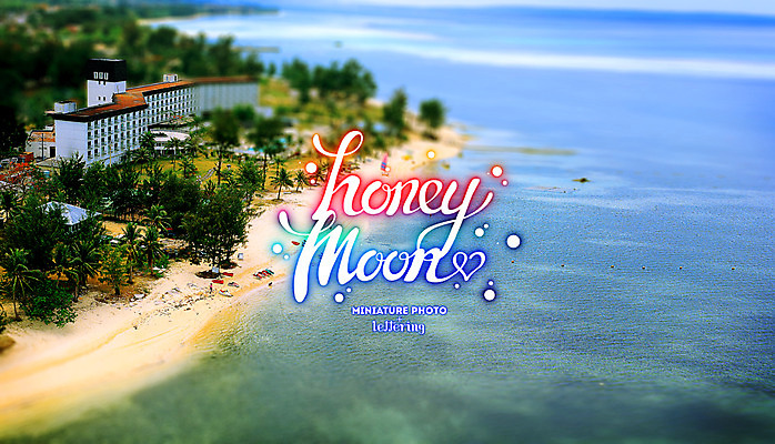 PSD 편집 편집이미지 바다 호텔 열대 사람없음 신혼여행 하와이 열대기후 디지털아트 레터링 이미지편집 결혼 숙소 미국 파일형식