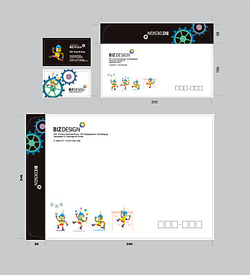 템플릿 명함 명함템플릿 봉투 서류봉투 편지봉투 사람없음 세트 로봇 톱니바퀴 패키지 봉투템플릿 우편봉투 비즈디자인 이미지템플릿 AI파일 편지 우편물 파일형식 벡터