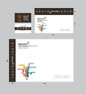 템플릿 명함 명함템플릿 봉투 서류봉투 편지봉투 아이디어 사람없음 세트 컬러풀 연필 패키지 봉투템플릿 우편봉투 비즈디자인 이미지템플릿 AI파일 컬러 컨셉 학용품 필기구 편지 우편물 파일형식 벡터