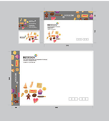 템플릿 음식 명함 명함템플릿 디저트 봉투 서류봉투 편지봉투 사람없음 세트 쿠키 과자 하트 패키지 봉투템플릿 우편봉투 비즈디자인 이미지템플릿 AI파일 모양 편지 우편물 파일형식 벡터