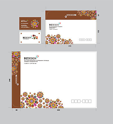 템플릿 문양 무늬 꽃무늬 명함 명함템플릿 봉투 서류봉투 편지봉투 사람없음 세트 컬러풀 패키지 봉투템플릿 우편봉투 비즈디자인 이미지템플릿 AI파일 꽃 컬러 편지 우편물 파일형식 벡터