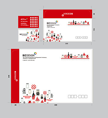 템플릿 문양 컬러 무늬 명함 주방용품 명함템플릿 봉투 서류봉투 편지봉투 사람없음 빨간색 세트 패키지 봉투템플릿 우편봉투 비즈디자인 이미지템플릿 AI파일 생활용품 편지 우편물 파일형식 벡터