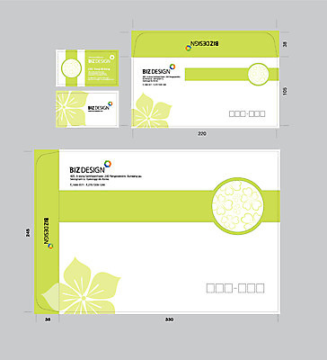 도형 식물 템플릿 문양 컬러 무늬 꽃무늬 명함 명함템플릿 봉투 서류봉투 편지봉투 사람없음 연두색 세트 패키지 봉투템플릿 우편봉투 비즈디자인 이미지템플릿 AI파일 꽃 초록색 편지 우편물 파일형식 벡터