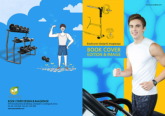 전신 PSD 서양인 외국인 백인 구름 템플릿 편집 표지디자인 북디자인 출판디자인 표지 남자 리플렛 백그라운드 북커버 근육 건강 서기 미소 사람 팜플렛 상반신 성인 두명 앞모습 운동기구 헬스 아령 런닝머신 남자만 성인남자만 성인만 이미지템플릿 자연요소 뷰포인트 모션 표정 인종 운동 파일형식