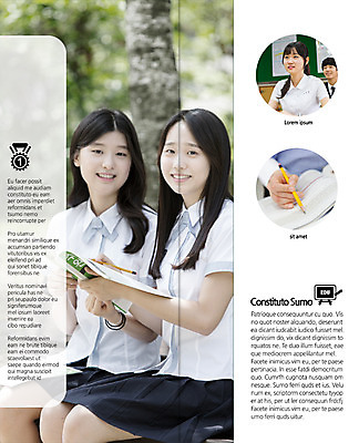 PSD 템플릿 편집 학생 표지디자인 북디자인 출판디자인 여자 교육 교복 내지 리플렛 백그라운드 2단접지 북커버 학교 미소 들기 사람 앉기 동양인 팜플렛 여러명 상반신 앞모습 책 친구 연필 한국인 메달 청소년교육 여자만 이미지템플릿 옷 뷰포인트 다수 관계 모션 학용품 표정 인종 필기구 상_상패 파일형식