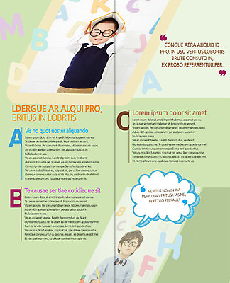 PSD 템플릿 편집 표지디자인 북디자인 알파벳 영어 출판디자인 어린이교육 교육 남자 내지 어린이 리플렛 백그라운드 말풍선 2단접지 북커버 서기 미소 들기 사람 동양인 팜플렛 상반신 두명 앞모습 책 한국인 남자만 어린이만 소년만 이미지템플릿 문자 뷰포인트 모션 표정 인종 파일형식