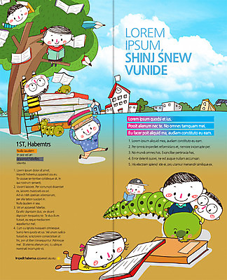 전신 PSD 나무 식물 구름 템플릿 편집 표지디자인 북디자인 출판디자인 여자 어린이교육 교육 남자 내지 어린이 리플렛 백그라운드 2단접지 북커버 사다리 학교 하늘 사람 팜플렛 여러명 책 읽기 애벌레 어린이만 이미지템플릿 자연요소 다수 모션 도구 벌레 파일형식