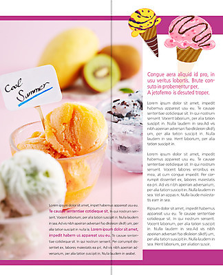 PSD 템플릿 편집 표지디자인 북디자인 출판디자인 내지 음식 리플렛 백그라운드 2단접지 북커버 과일 아이스크림 키위 팜플렛 사람없음 이미지템플릿 디저트 파일형식