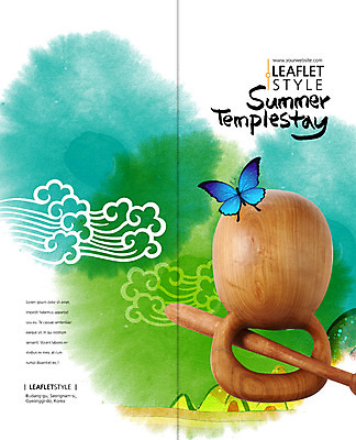 PSD 템플릿 편집 한마리 표지디자인 북디자인 출판디자인 표지 종교 리플렛 나비 곤충 백그라운드 불교 2단접지 북커버 팜플렛 사람없음 목탁 이미지템플릿 동물 1 불교용품 파일형식