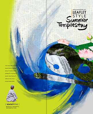 PSD 템플릿 편집 표지디자인 북디자인 출판디자인 표지 종교 리플렛 백그라운드 불교 2단접지 북커버 연꽃 한명 사람 팜플렛 뒷모습 승려 동자승 목탁 이미지템플릿 1 꽃 뷰포인트 성직자 불교용품 파일형식