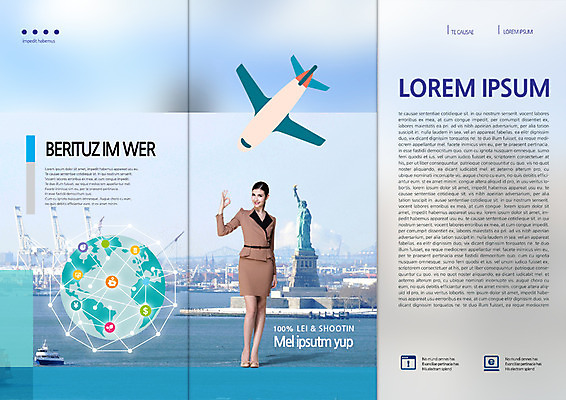 전신 PSD 서양인 외국인 백인 템플릿 편집 표지디자인 북디자인 출판디자인 여자 내지 지구 리플렛 백그라운드 북커버 비즈니스 3단접지 비행기 한명 사람 정장 팜플렛 성인 비즈니스우먼 성인만 이미지템플릿 1 옷 항공교통 대중교통 인종 직장인 파일형식