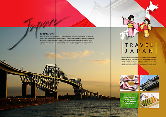 PSD 템플릿 편집 표지디자인 건축물 북디자인 출판디자인 여자 내지 어린이 리플렛 여행 백그라운드 북커버 3단접지 서기 사람 팜플렛 두명 앞모습 손잡기 일본 기모노 가교 여자만 어린이만 소녀만 이미지템플릿 건축 아시아 뷰포인트 모션 일본전통의상 파일형식