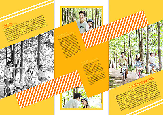 PSD 나무 식물 템플릿 편집 표지디자인 북디자인 출판디자인 여자 남자 내지 리플렛 여행 백그라운드 북커버 3단접지 사람 동양인 팜플렛 여러명 성인 친구 자전거 한국인 성인만 이미지템플릿 다수 관계 인종 바이크 파일형식