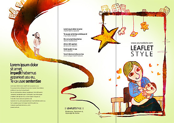 PSD 템플릿 편집 표지디자인 북디자인 출판디자인 여자 표지 별 리플렛 백그라운드 북커버 3단접지 가족 엄마 사람 앉기 동양인 팜플렛 성인 세명 한국인 아기 젖병 모빌 여자만 이미지템플릿 자연요소 관계 모션 인종 아기용품 파일형식